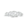 Thumbnail Image 1 of Diamond Wave Promise Ring 1/5 ct tw Round-cut Sterling Silver