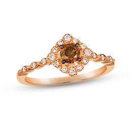 Le Vian Diamond Ring 3/8 ct tw 14K Strawberry Gold