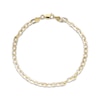 Thumbnail Image 1 of Diamond-Cut 4.3mm Solid Cable Chain Bracelet 14K Yellow Gold 7.5&quot;