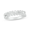 Thumbnail Image 0 of Diamond Leaves Ring 1/10 ct tw Sterling Silver