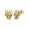 Thumbnail Image 0 of Italian Brilliance Diamond-Cut Panther Earrings 14K Yellow Gold