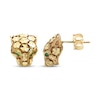 Thumbnail Image 2 of Italian Brilliance Diamond-Cut Panther Earrings 14K Yellow Gold