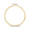 Thumbnail Image 1 of Diamond Three-Stone Stackable Ring 10K Yellow Gold