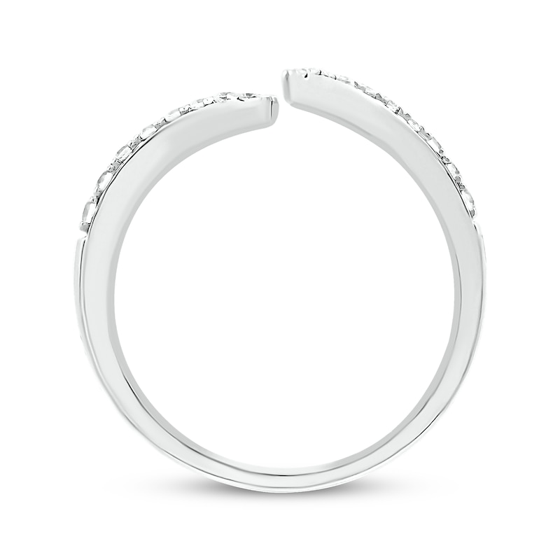 Main Image 3 of Diamond Deconstructed Contour Ring 1/5 ct tw 10K White Gold