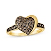 Thumbnail Image 0 of Godiva x Le Vian Diamond Heart Ring 1/3 ct tw 14K Honey Gold