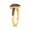 Thumbnail Image 1 of Godiva x Le Vian Diamond Heart Ring 1/3 ct tw 14K Honey Gold