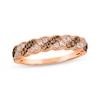 Thumbnail Image 1 of Le Vian Chocolate Twist Diamond Ring 1/3 ct tw 14K Strawberry Gold