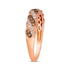 Thumbnail Image 2 of Le Vian Chocolate Twist Diamond Ring 1/3 ct tw 14K Strawberry Gold