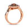 Thumbnail Image 3 of Le Vian Chocolate Twist Diamond Ring 1-1/3 ct tw 14K Strawberry Gold