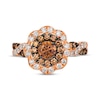 Thumbnail Image 4 of Le Vian Chocolate Twist Diamond Ring 1-1/3 ct tw 14K Strawberry Gold