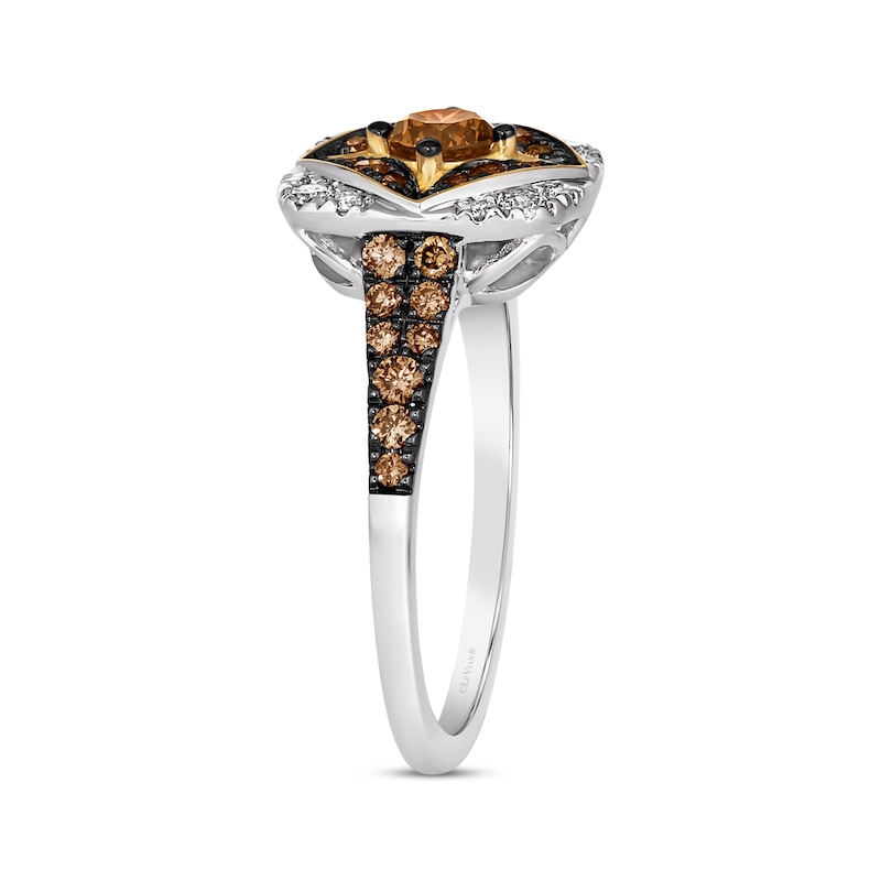 Le Vian Chocolate Diamond Ring 7/8 ct tw 14K Two-Tone Gold | Kay