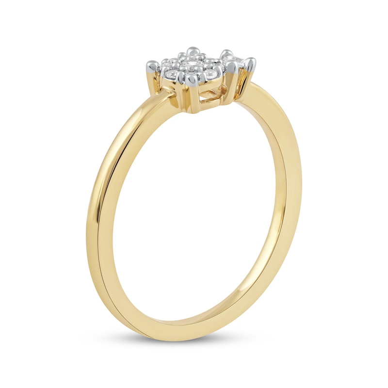 Main Image 2 of Diamond Promise Ring 1/6 ct tw 10K Yellow Gold