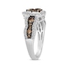 Thumbnail Image 1 of Le Vian Chocolate Waterfall Diamond Ring 1 ct tw 14K Vanilla Gold