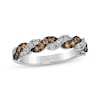 Thumbnail Image 1 of Le Vian Chocolate Twist Diamond Ring 1/2 ct tw 14K Vanilla Gold