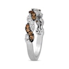 Thumbnail Image 2 of Le Vian Chocolate Twist Diamond Ring 1/2 ct tw 14K Vanilla Gold