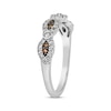 Thumbnail Image 2 of Le Vian Chocolate Waterfall Diamond Ring 3/8 ct tw 14K Vanilla Gold