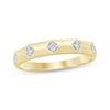 Thumbnail Image 1 of Now + Forever Diamond Angled Anniversary Band 1/10 ct tw 10K Yellow Gold