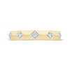 Thumbnail Image 3 of Now + Forever Diamond Angled Anniversary Band 1/10 ct tw 10K Yellow Gold