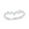 Thumbnail Image 1 of Round-Cut Diamond Scatter Ring 1/4 ct tw 10K White Gold