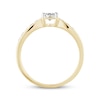 Thumbnail Image 2 of Diamond Channel-Set Shank Promise Ring 3/8 ct tw 10K Yellow Gold