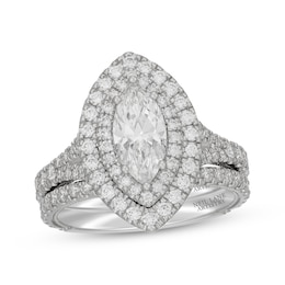 Neil Lane Artistry Marquise-Cut Lab-Grown Diamond Bridal Set 2 ct tw 14K White Gold