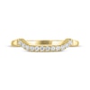 Thumbnail Image 3 of THE LEO Legacy Lab-Grown Diamond Contour Wedding Band 1/8 ct tw 14K Yellow Gold