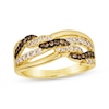 Thumbnail Image 0 of Le Vian Chocolate Twist Diamond Ring 1/2 ct tw 14K Honey Gold