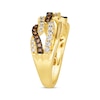 Thumbnail Image 1 of Le Vian Chocolate Twist Diamond Ring 1/2 ct tw 14K Honey Gold