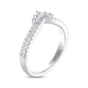 Thumbnail Image 2 of THE LEO Diamond Contour Ring 1/2 ct tw Round-cut 14K White Gold