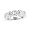 Thumbnail Image 1 of THE LEO Diamond Anniversary Ring 7/8 ct tw Princess & Round-cut 14K White Gold