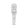 Thumbnail Image 2 of THE LEO Diamond Anniversary Ring 7/8 ct tw Princess & Round-cut 14K White Gold