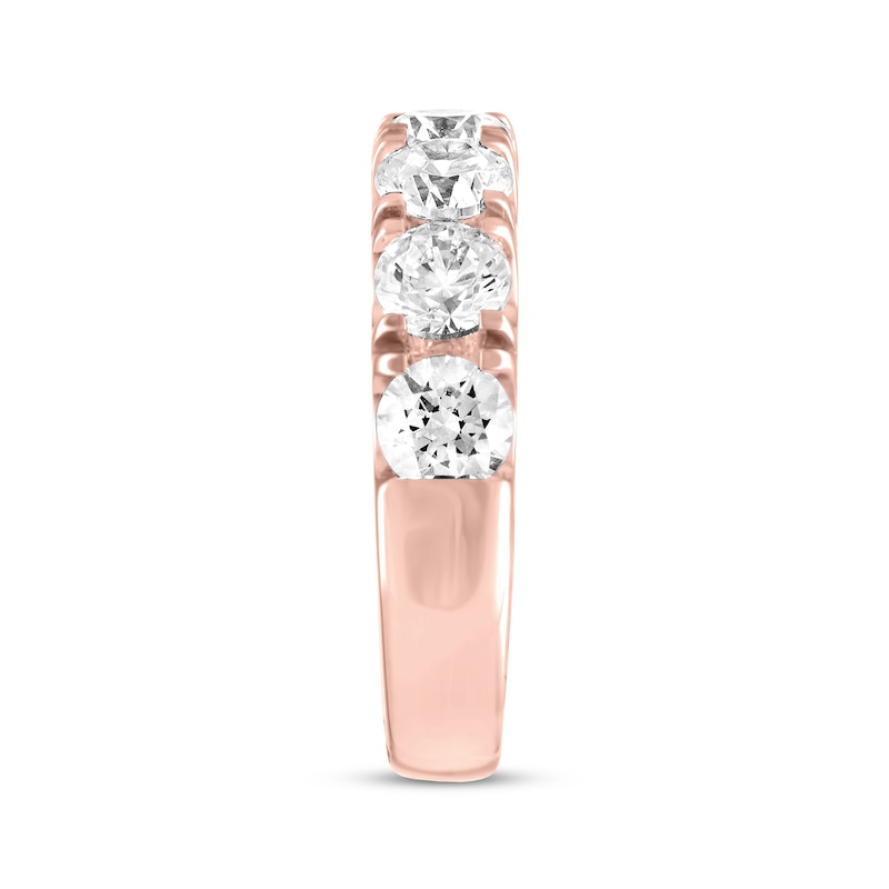 Main Image 2 of THE LEO Diamond Anniversary Ring 2 ct tw Round-cut 14K Rose Gold