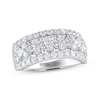 Thumbnail Image 1 of THE LEO Diamond Anniversary Ring 1-3/4 ct tw Princess & Round-cut 14K White Gold