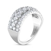 Thumbnail Image 2 of THE LEO Diamond Anniversary Ring 1-3/4 ct tw Princess & Round-cut 14K White Gold