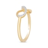 Thumbnail Image 1 of Hallmark Diamonds Infinity Ring 1/8 ct tw 10K Yellow Gold