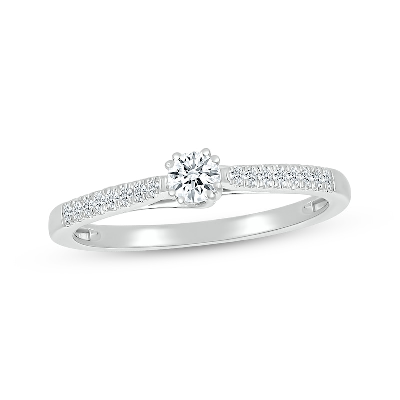 Diamond Promise Ring 1/5 ct tw 10K White Gold | Kay