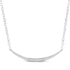 Thumbnail Image 1 of Lab-Grown Diamonds by KAY Smile Necklace 1/4 ct tw 10K White Gold 18&quot;