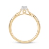 Thumbnail Image 2 of Hallmark Diamonds Promise Ring 1/5 ct tw 10K Two-Tone Gold