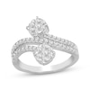 Thumbnail Image 1 of Multi-Diamond Center Bypass Ring 7/8 ct tw 10K White Gold