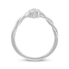 Thumbnail Image 3 of Diamond Spiral Twist Ring 1/15 ct tw Sterling Silver