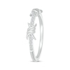 Thumbnail Image 2 of Diamond Spiral Twist Ring 1/8 ct tw Sterling Silver