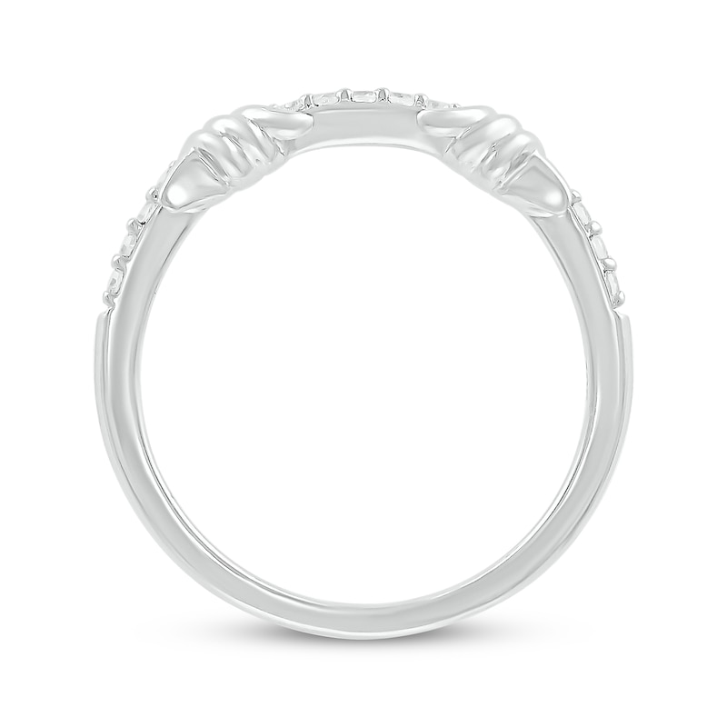 Main Image 3 of Diamond Spiral Twist Ring 1/8 ct tw Sterling Silver