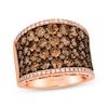 Thumbnail Image 1 of Le Vian Vault Diamond Convex Fashion Band 4-3/8 ct tw 14K Strawberry Gold Size 7