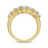 Thumbnail Image 3 of Diamond Graduated Three-Row Ring 3 ct tw 10K Yellow Gold