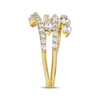 Thumbnail Image 1 of Diamond Faux Stack Four-Row Ring 1 ct tw 10K Yellow Gold