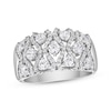 Thumbnail Image 1 of Diamond Offset Pattern Ring 1-1/2 ct tw 10K White Gold