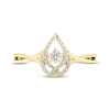 Thumbnail Image 3 of Love Entwined Diamond Ring 1/6 ct tw 10K Yellow Gold