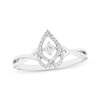 Thumbnail Image 1 of Love Entwined Diamond Ring 1/6 ct tw 10K White Gold