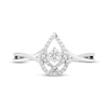 Thumbnail Image 3 of Love Entwined Diamond Ring 1/6 ct tw 10K White Gold