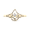 Thumbnail Image 3 of Love Entwined Diamond Ring 1/5 ctw 10K Yellow Gold